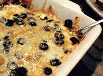 Recipe Chili Baked Nacho Dip